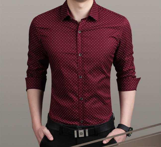 DOT PRINTED SHIRT