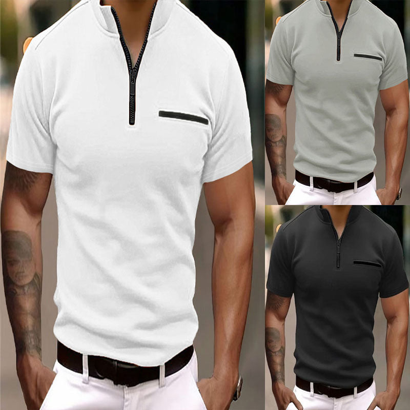 ZIPPER POCKET POLO