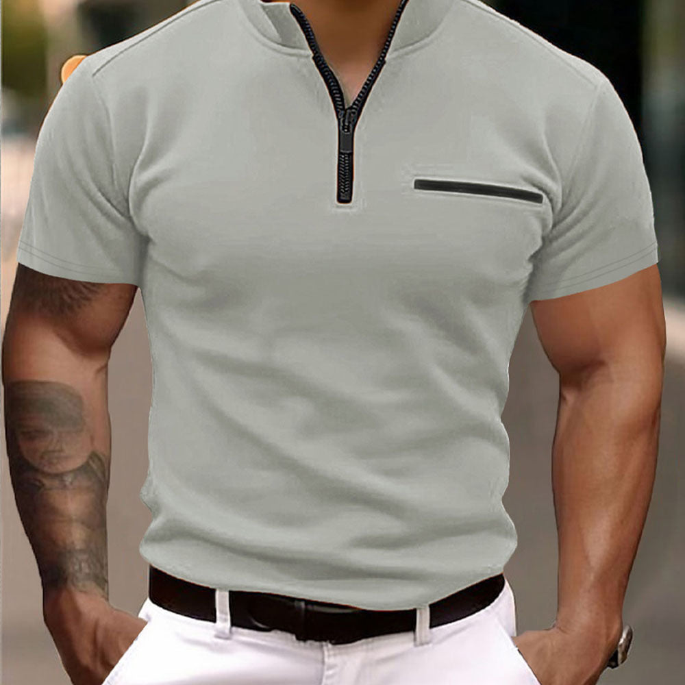 ZIPPER POCKET POLO