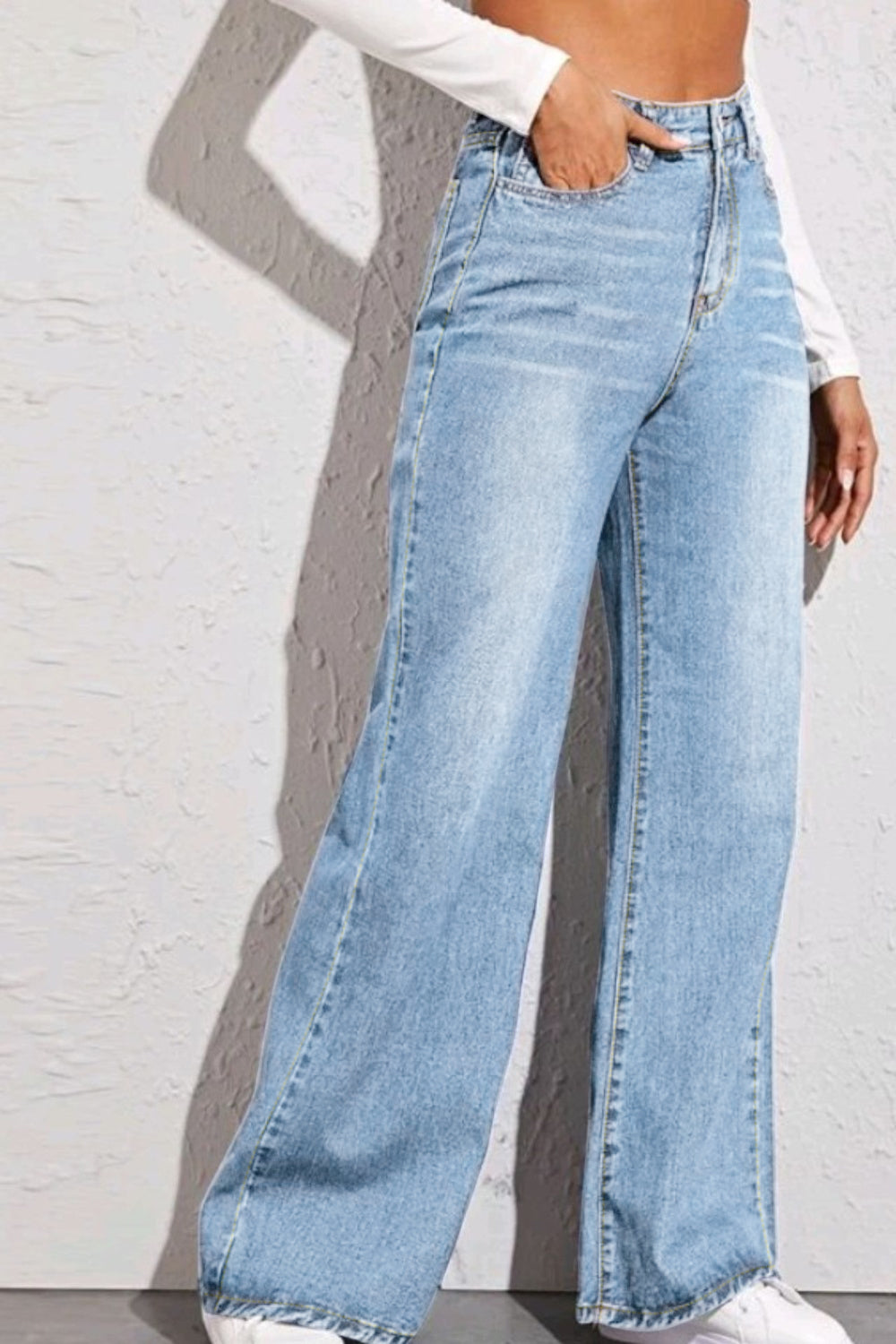 High Waist Wide Leg Jeans