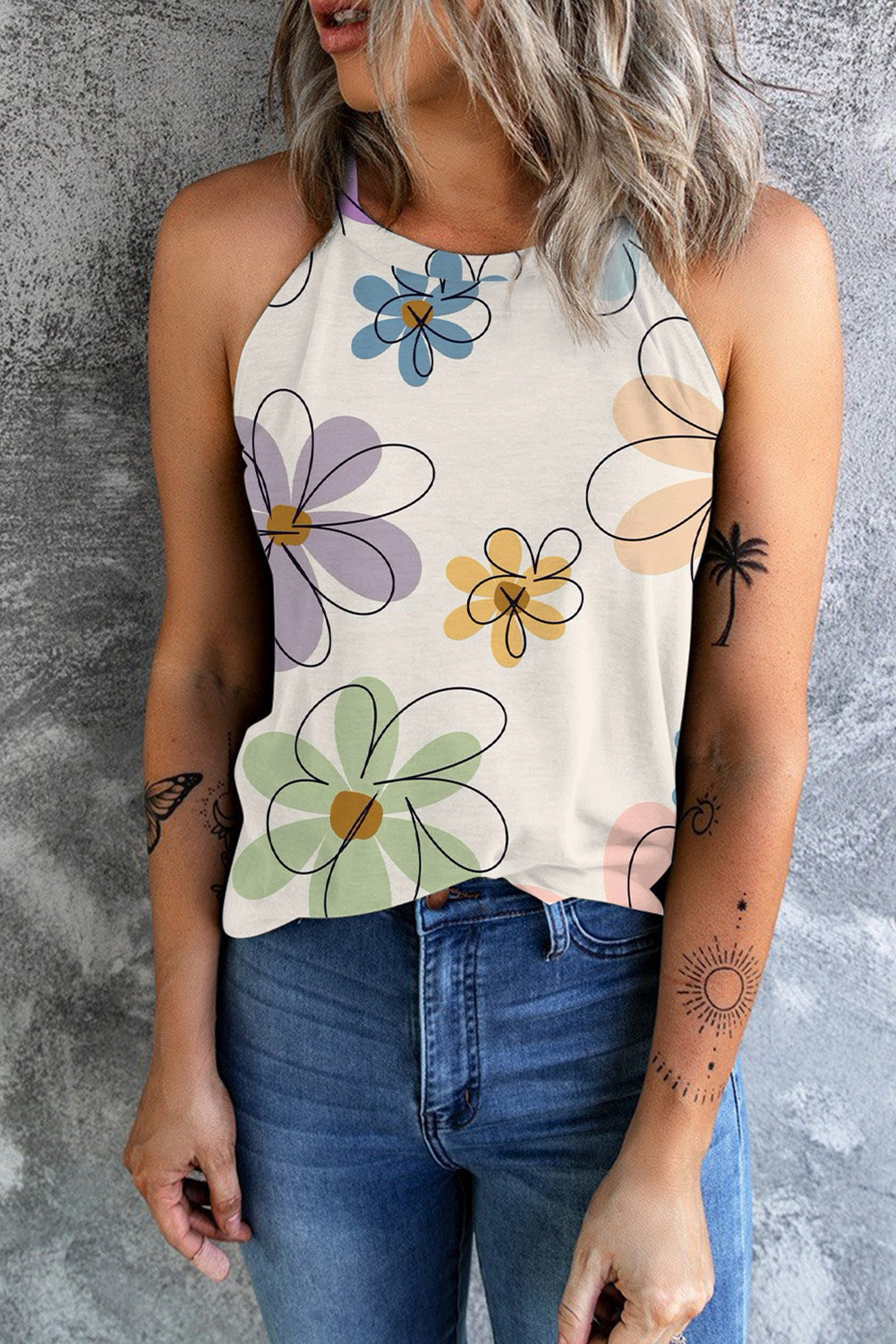 FLORAL TANK TOP